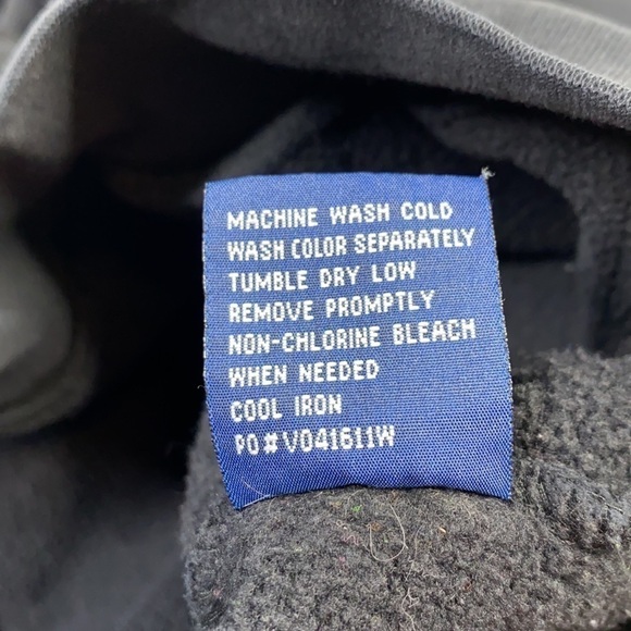 Vintage Vos Sports Red Wing Shoes Black Hooded Sweatshirt Large Hockey Lace - Picture 5 of 7